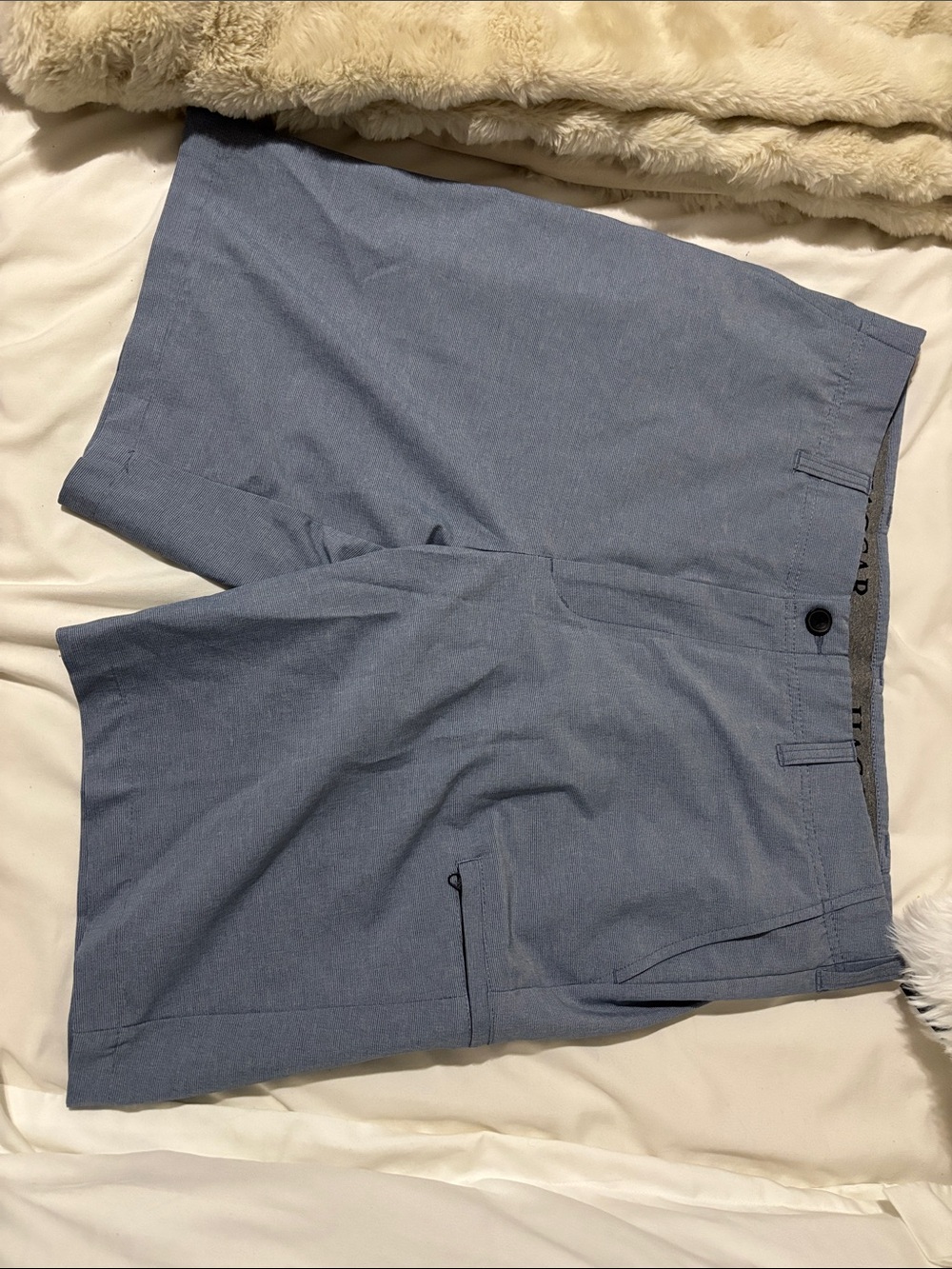 Men's Lightweight Blue Casual Shorts